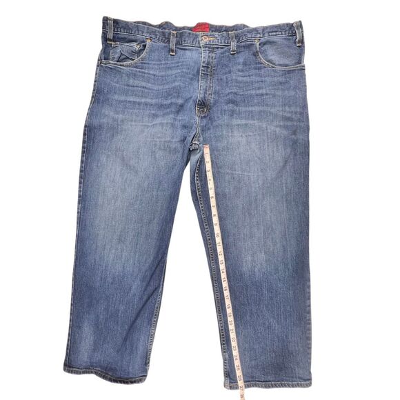 The Foundary Jeans 48x29 Classic Wash Denim Relaxed Fit Roomy Straight Leg Pants - Picture 5 of 11